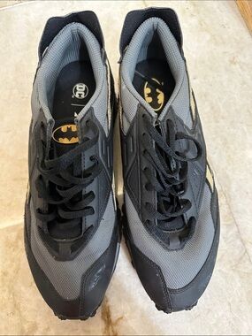 Reebok X DC Batman Men's Athletic Sneakers in Black and Gray